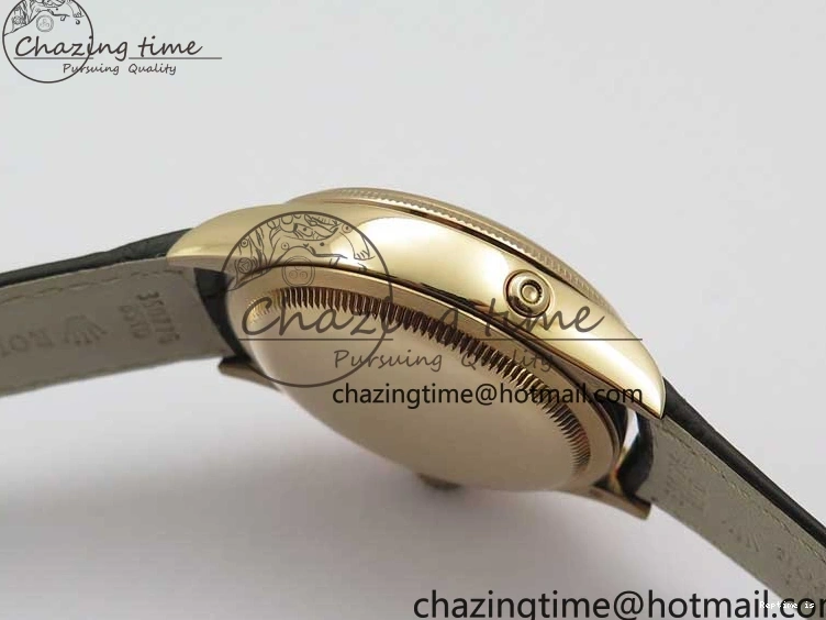 1229 Cellini 50535 Moonphase RG GMF Best Edition White Dial on Brown Leather Strap A Lightweight 2634